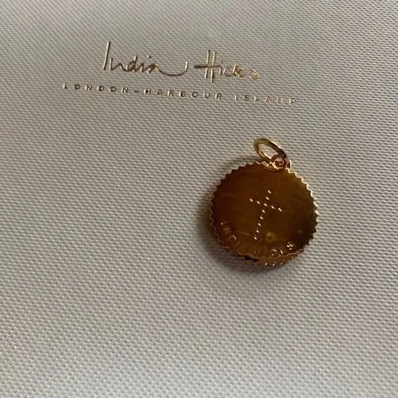 India Hicks Cross Token - Gold - Picture 2 of 3